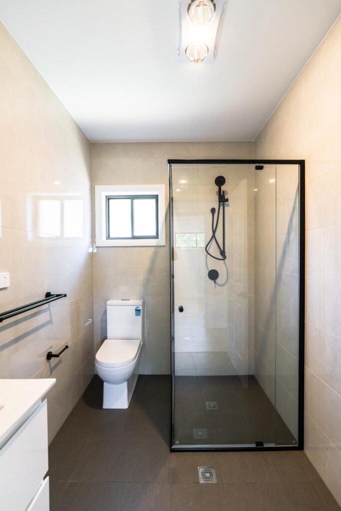 custom designed high quality granny flats bathroom in granny flat