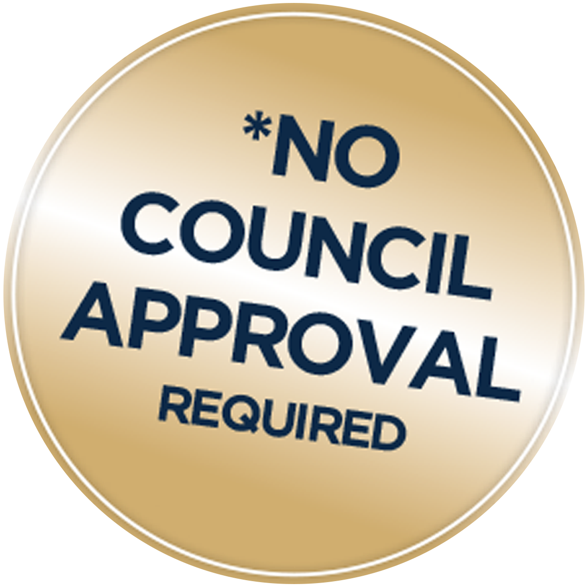 no council approval required